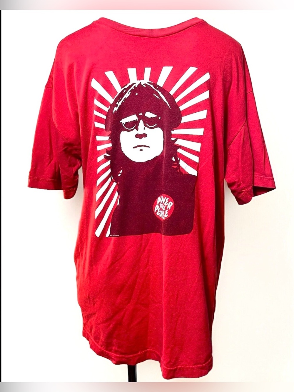 John Lennon - “Power To The People” Vintage - 2008 Red Shirt